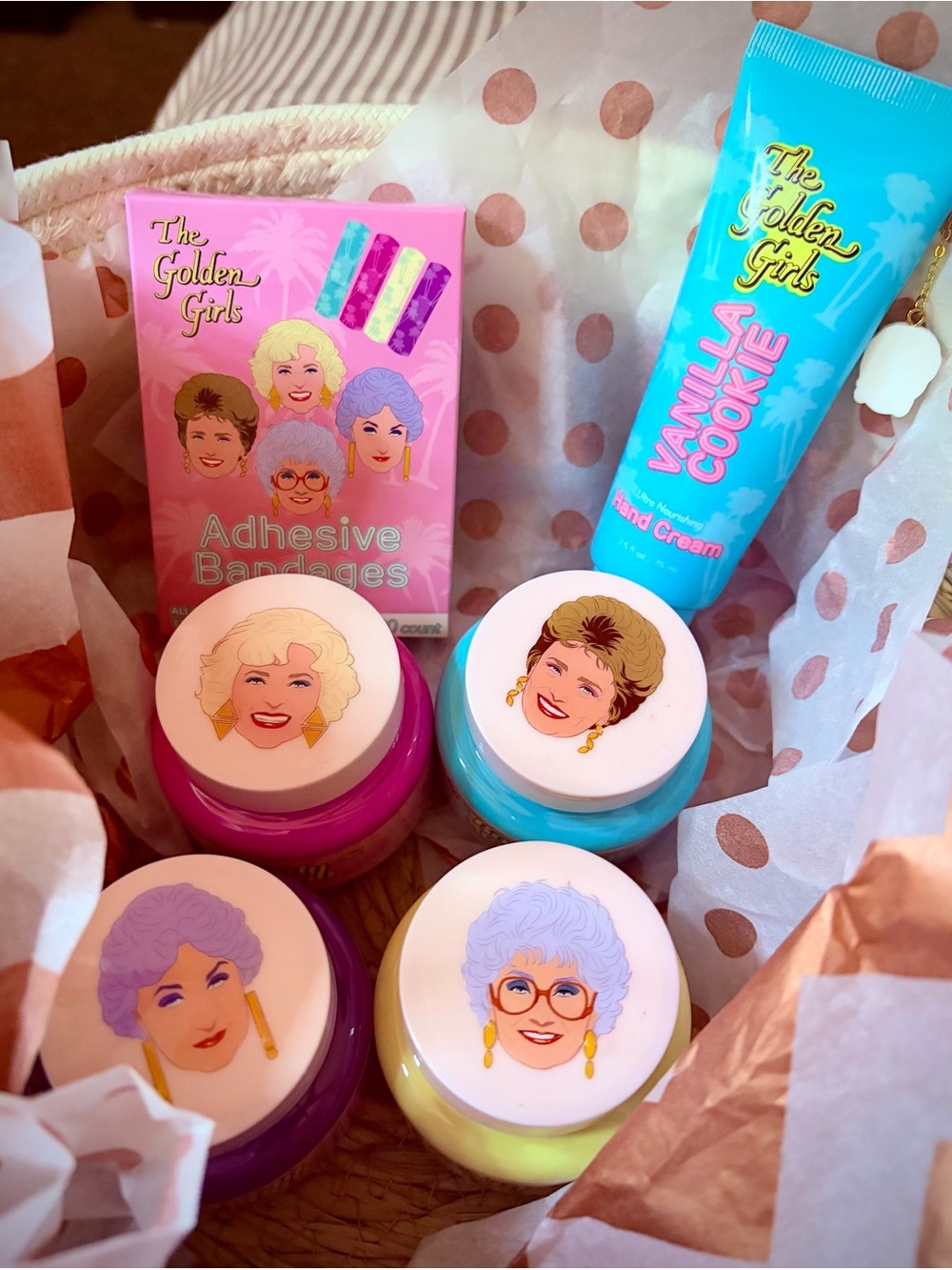 Golden Girls Gift Set | Hand Cream, Bandages + Character Jars